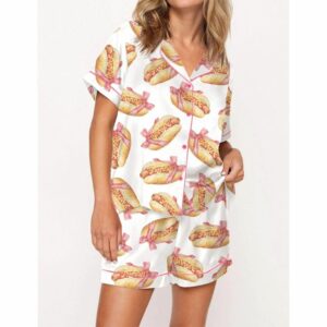 Coquette Hot Dog Pajama Set