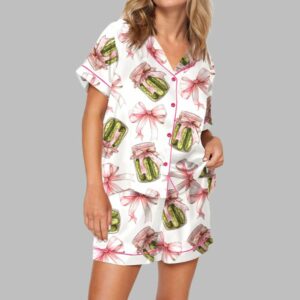 Coquette Pickle Pajama Set For Women