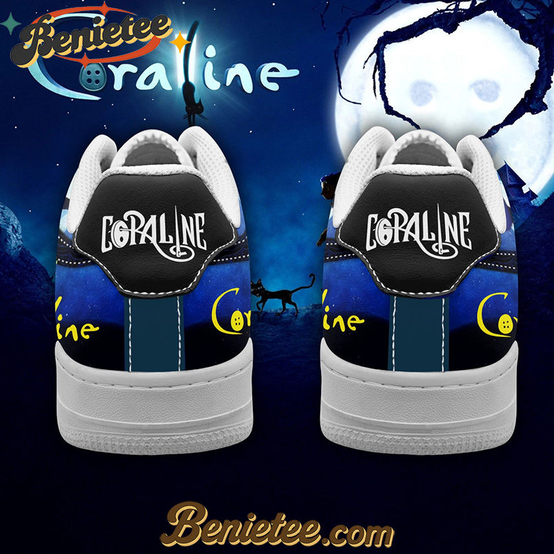 Coraline x Halloween Air Low-Top Sneakers Shoes For Men And Women - Image 3