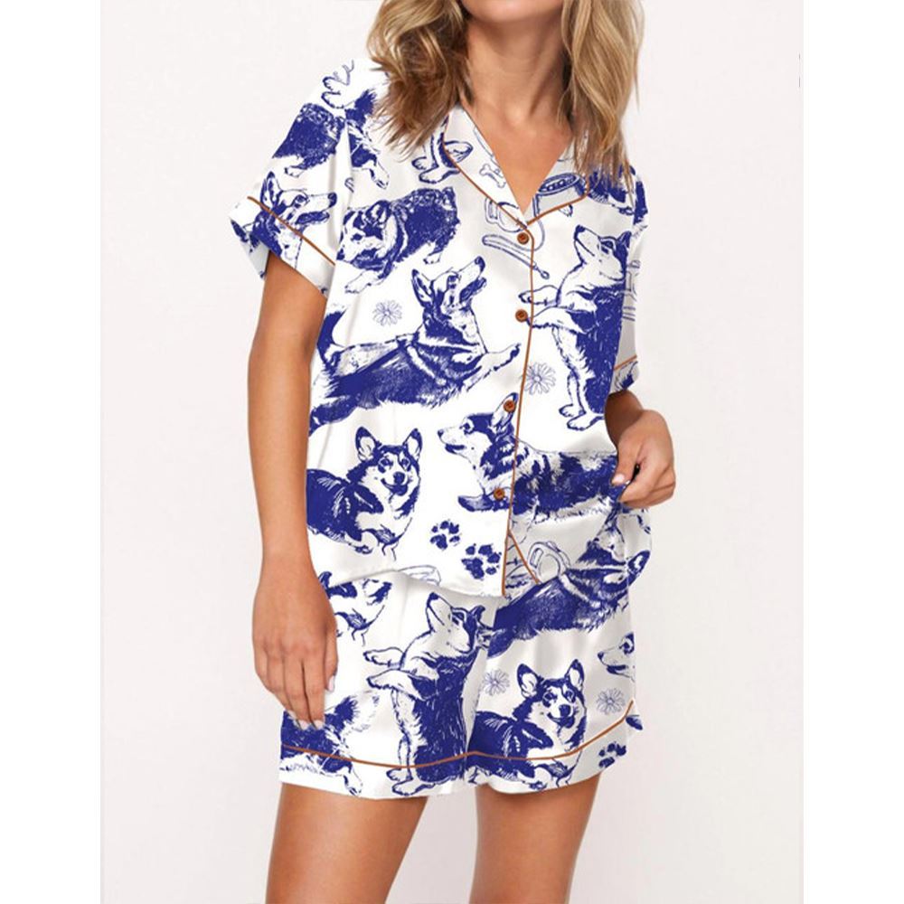 Corgi Mom Pajama Set For Women