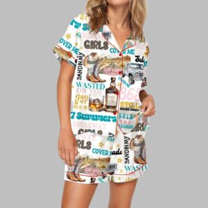 Country Music Pajama Set For Women