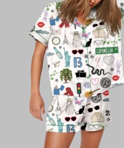 Alternative view of Country Music Pop Star Satin Pajama Set