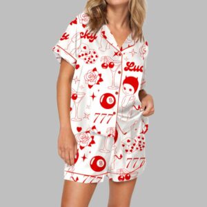 Cute Angel Lucky Girl Pajama Set For Women