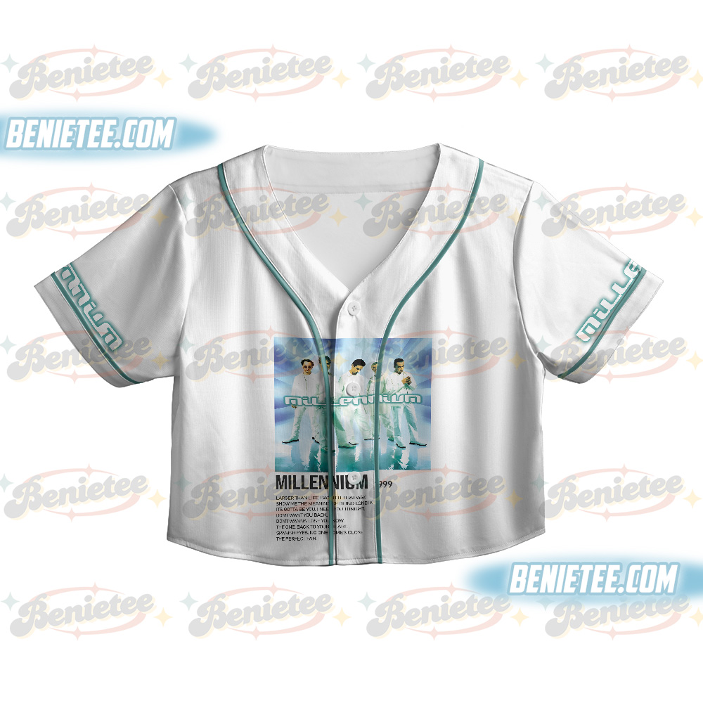 Backstreet Boys Millennium Baseball Jersey Croptop, Concert Backstreet Boys Millennium Tour, Backstreet Boys Print, Backstreet Fan Merch Gift - Image 2