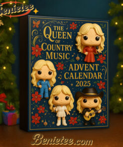 Dolly Rebecca Parton the Queen &ograve; Country Music Premium Advent Calendar 2025 CHRISTMAS GIFT, CHRISTMAS IDEA, Christmas Countdown Advent Calendar Gift Box with 24 Acrylic Ornaments