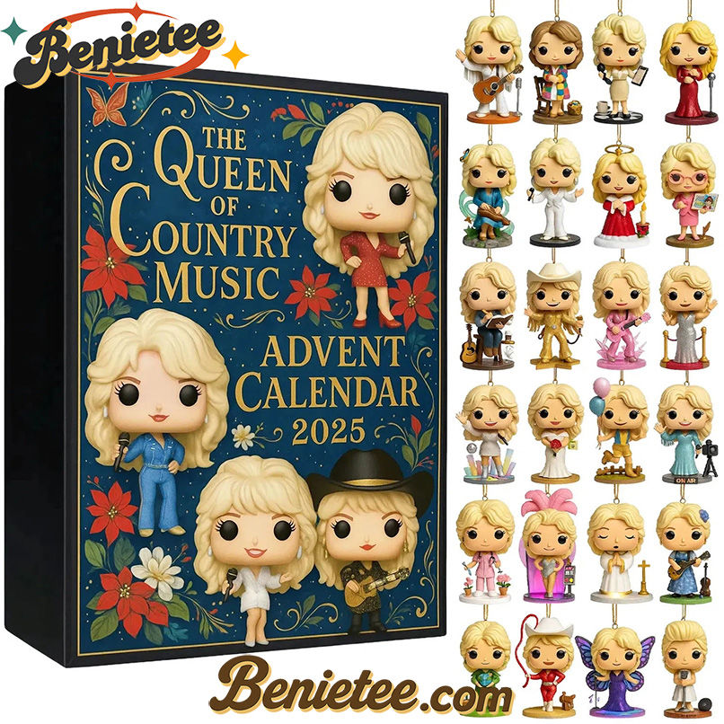 DP Advent Calender 2025, Christmas Countdown Advent Calendar Gift Box with 24 Acrylic Ornaments