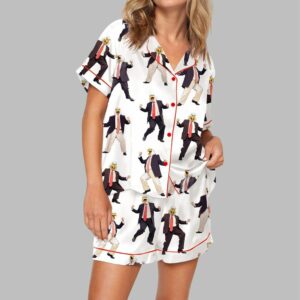 Dancing American Eagle Man Pajama Set For Women