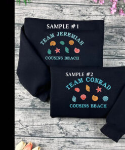 Cousins Beach Embroidered Sweatshirt | The Summer I Turned Pretty Hoodie | Team Conrad Team Jeremiah Shirt | TSITP Fan Merch