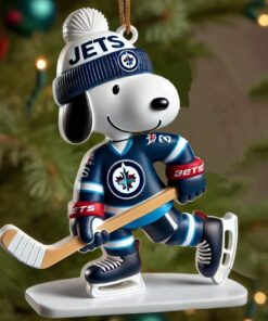 Winnipeg Jets Hockey Snoopy Ornament