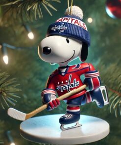 Washington Capitals Hockey Snoopy Ornament