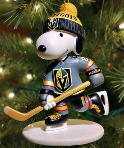 Vegas Golden Knights Hockey Snoopy Ornament