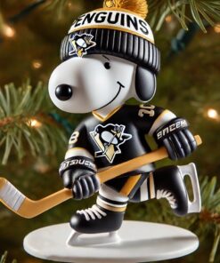 Pittsburgh Penguins Hockey Snoopy Ornament