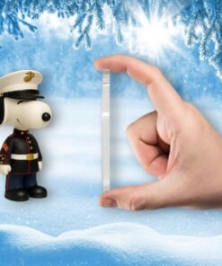 Alternative view of Snoopy USMC 250th Anniversary Advent Calendar, Christmas Countdown Advent Calendar Gift Box With 24 Acrylic Ornaments