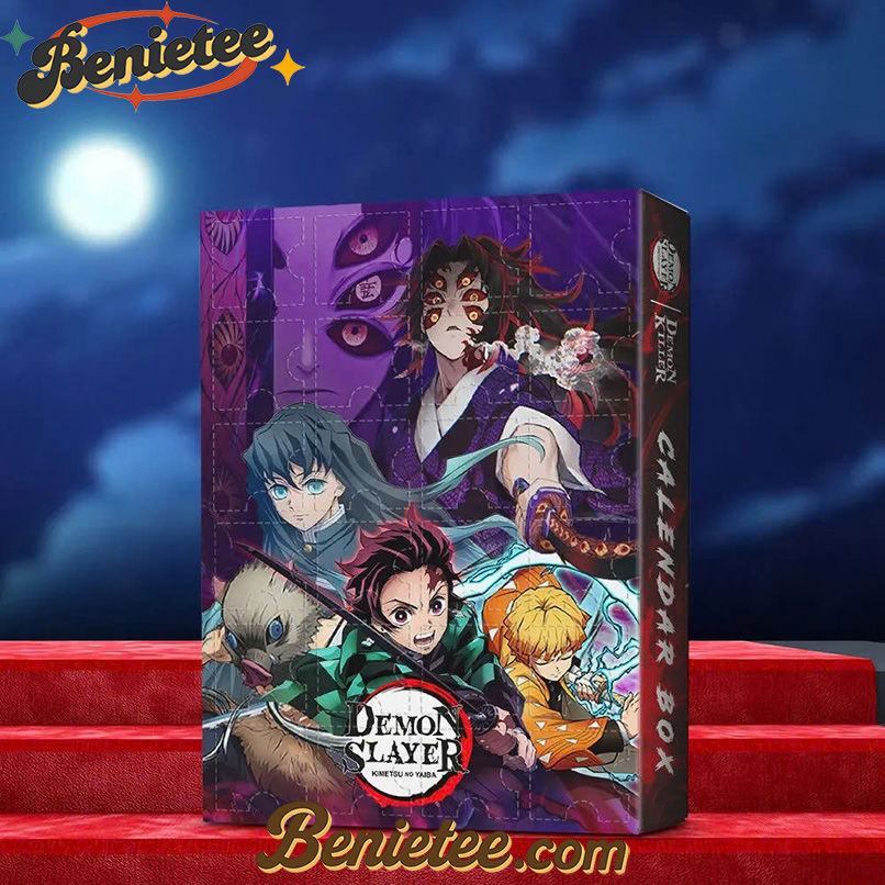 Demon Slayer Advent Calendar, Christmas Countdown Advent Calendar Gift Box with 24 Acrylic Ornaments - Image 3