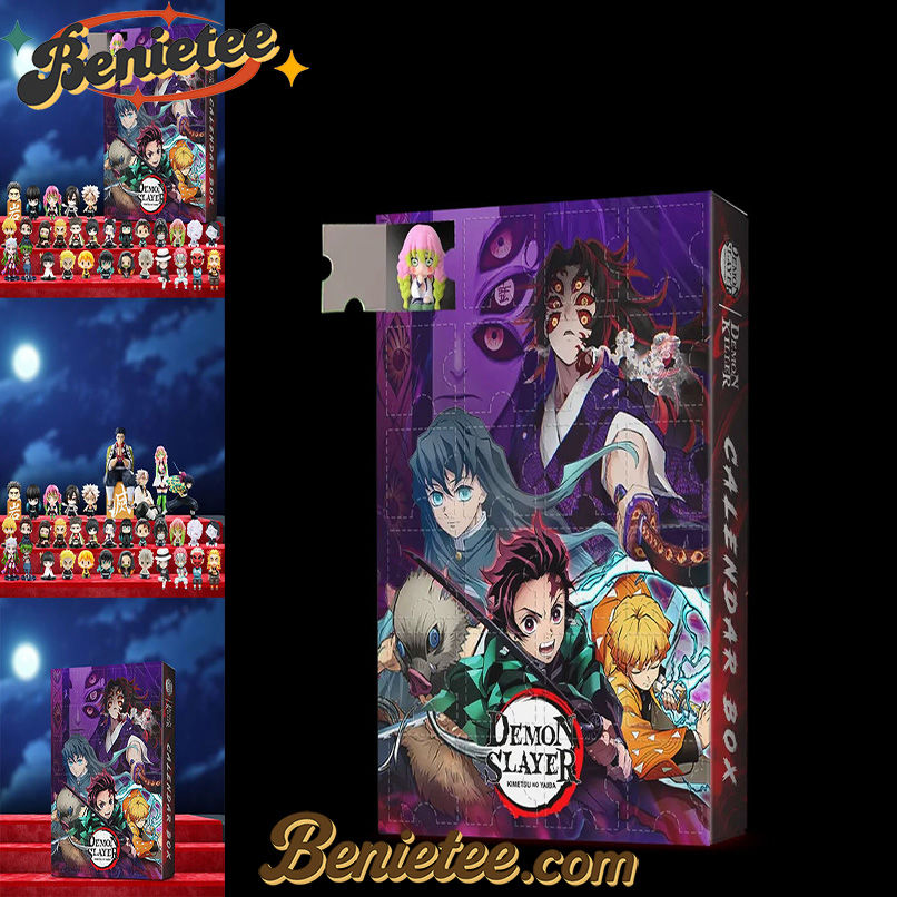 Demon Slayer Advent Calendar, Christmas Countdown Advent Calendar Gift Box with 24 Acrylic Ornaments - Image 5