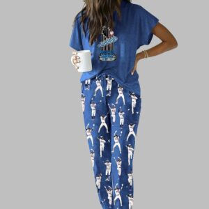 Dodgers Baseball Casual Pajama Set