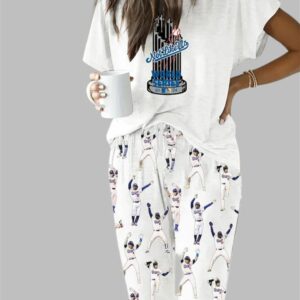 Dodgers Baseball Not Like Us Casual Pajama Set