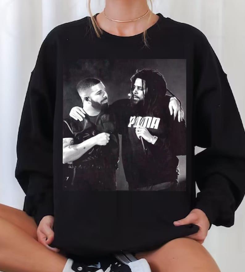 Drake And J. Cole Hip Hop Rap Shirt - Image 3