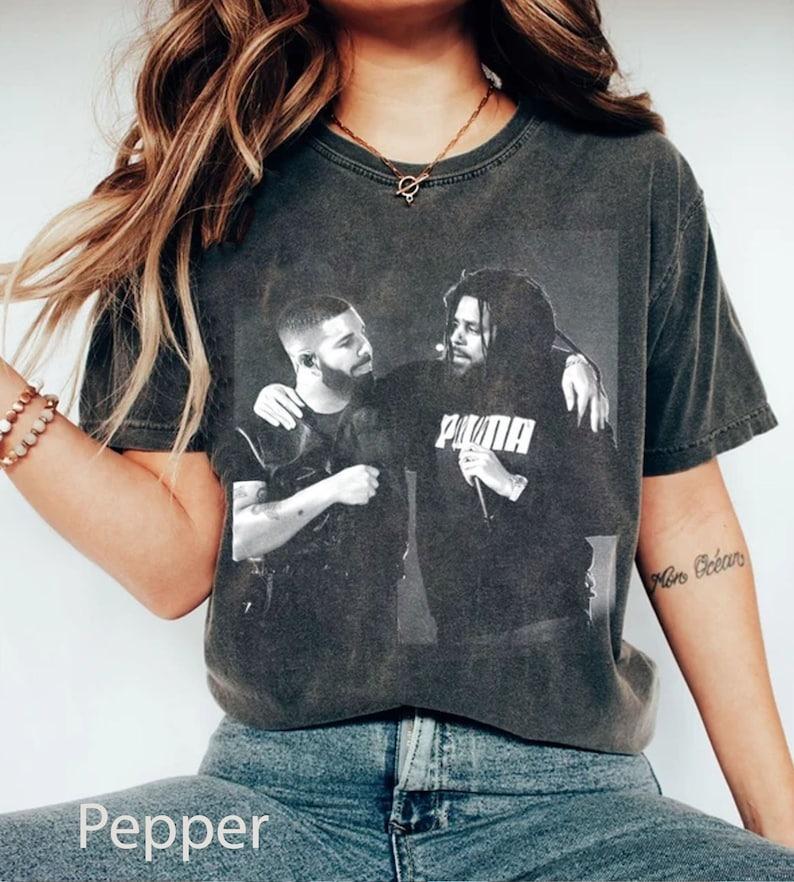Drake And J. Cole Hip Hop Rap Shirt - Image 4