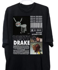 Drake Shirt, For All The Dogs Album Shirt, Drake Vintage Graphic Sweatshirt