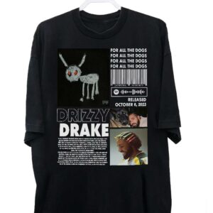Drake Shirt, For All The Dogs Album Shirt, Drake Vintage Graphic Sweatshirt