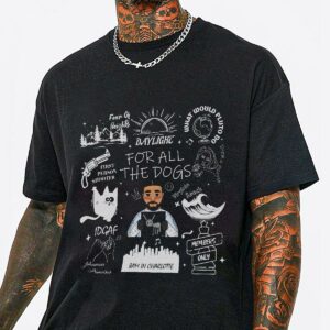 Drake Shirt, For All The Dogs Album Shirt, Drake Vintage Graphic Sweatshirt