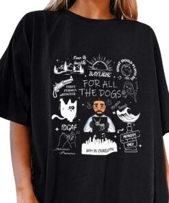 Alternative view of Drake Shirt, For All The Dogs Album Shirt, Drake Vintage Graphic Sweatshirt