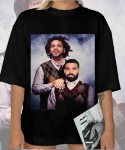 Drake And J. Cole Step Bros Funny Hip Hop Rap Shirt