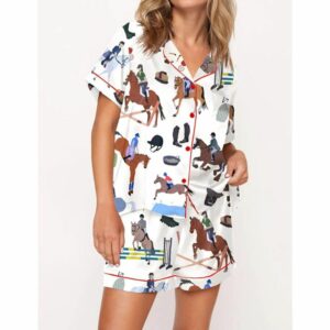 Dressage Horse Pajama Set