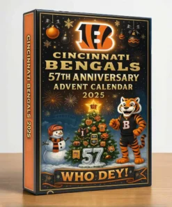Cincinnati Bengals 57th Anniversary Advent Calendar 2025