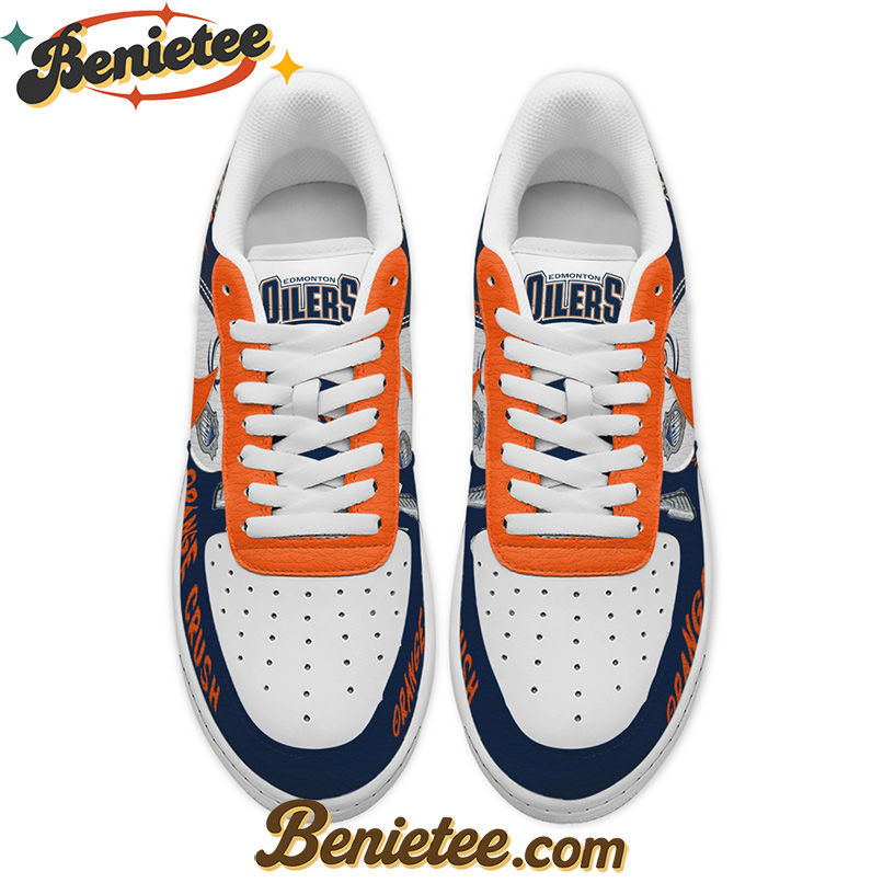 Edmonton Oilers Air Low-Top Sneakers Shoes For Men And Women - Image 3