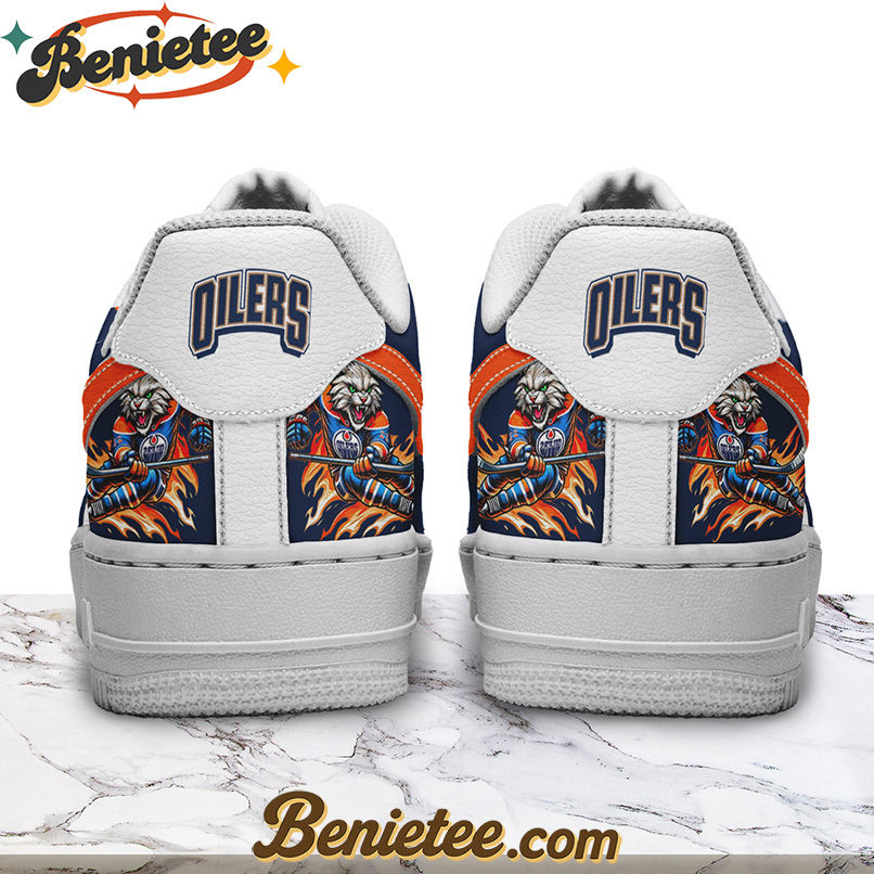 Edmonton Oilers Air Low-Top Sneakers Shoes For Men And Women - Image 2