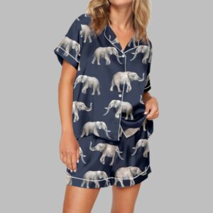 Elephant Pajama Set For Women