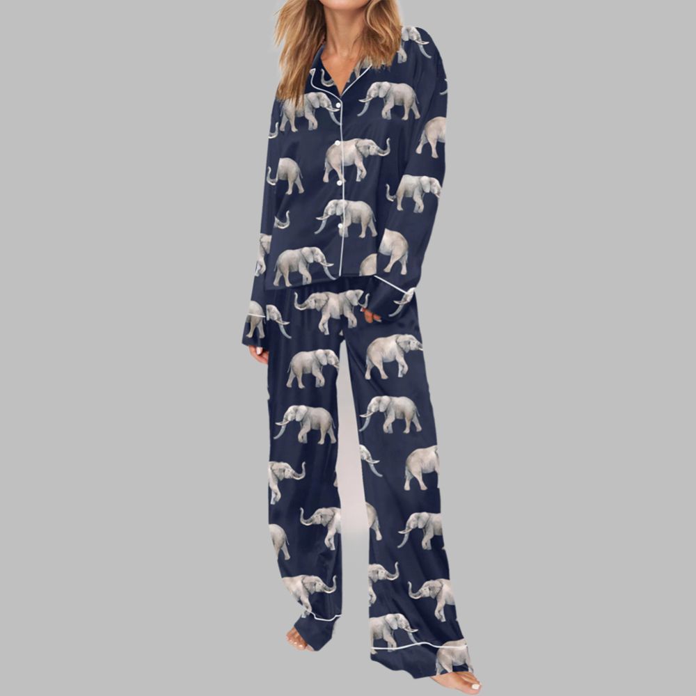Elephant Pajama Set For Women - Image 2