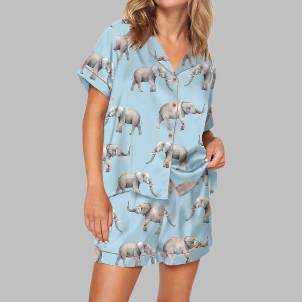 Elephant Pajama Set For Women - Image 5