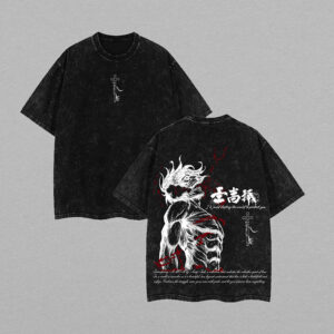 Eren Yeager Tee x Attack on Titan Vintage Washed Soft Cottonn Oversized T-Shirt Gift For AOT Fans V1