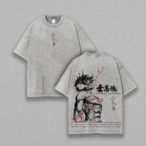 Eren Yeager Tee x Attack on Titan Vintage Washed Soft Cottonn Oversized T-Shirt Gift For AOT Fans V2