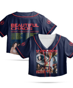 Katseye Beautiful Chaos Tour 2025 Baseball Croptop