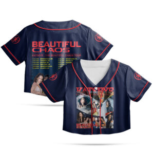 Katseye Beautiful Chaos Tour 2025 Baseball Croptop