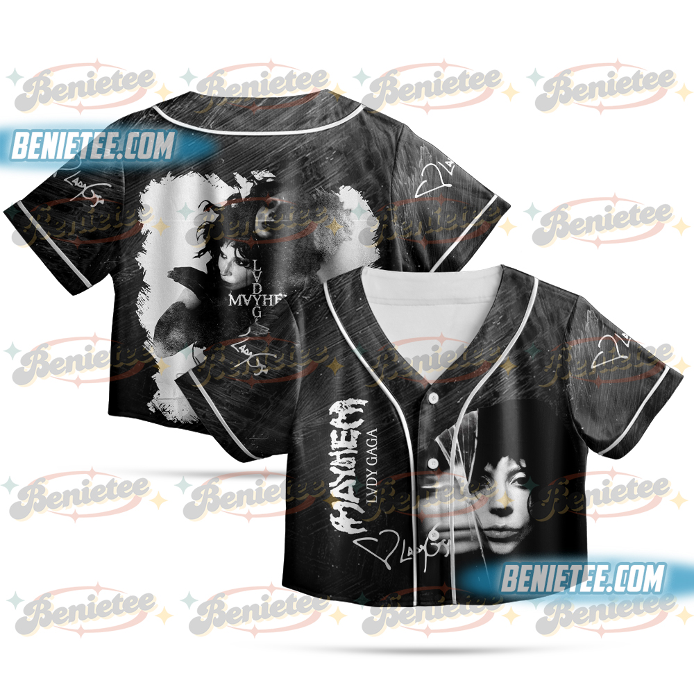 Lady Gaga Mayhem Ball Tour Baseball Jersey, Lady Gaga The Mayhem Shirt