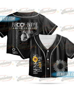 Benson Boone Sunflower Merch Baseball T-shirts Fireworks and Rollerblades Jersey