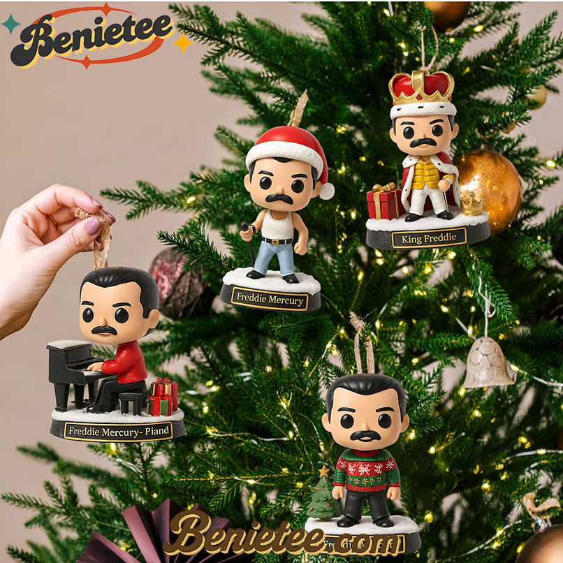 Freddie Mercury the Show Must Go On Advent Calendar 2025 CHRISTMAS GIFT, CHRISTMAS IDEA, Christmas Countdown Advent Calendar Gift Box with 24 Acrylic Ornaments - Image 3