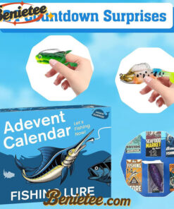 Alternative view of Fishing Advent Calendar 2025 (Limited Edition) -A Daily Surprise of Premium Fishing Treasures, Christmas Countdown Advent Calendar Gift Box with 24 Acrylic Ornaments