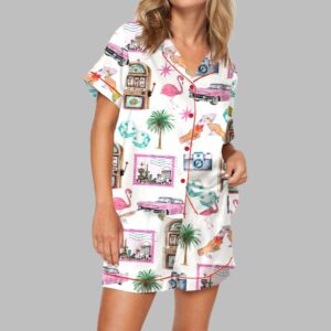Flamingo Las Vegas Pajama Set