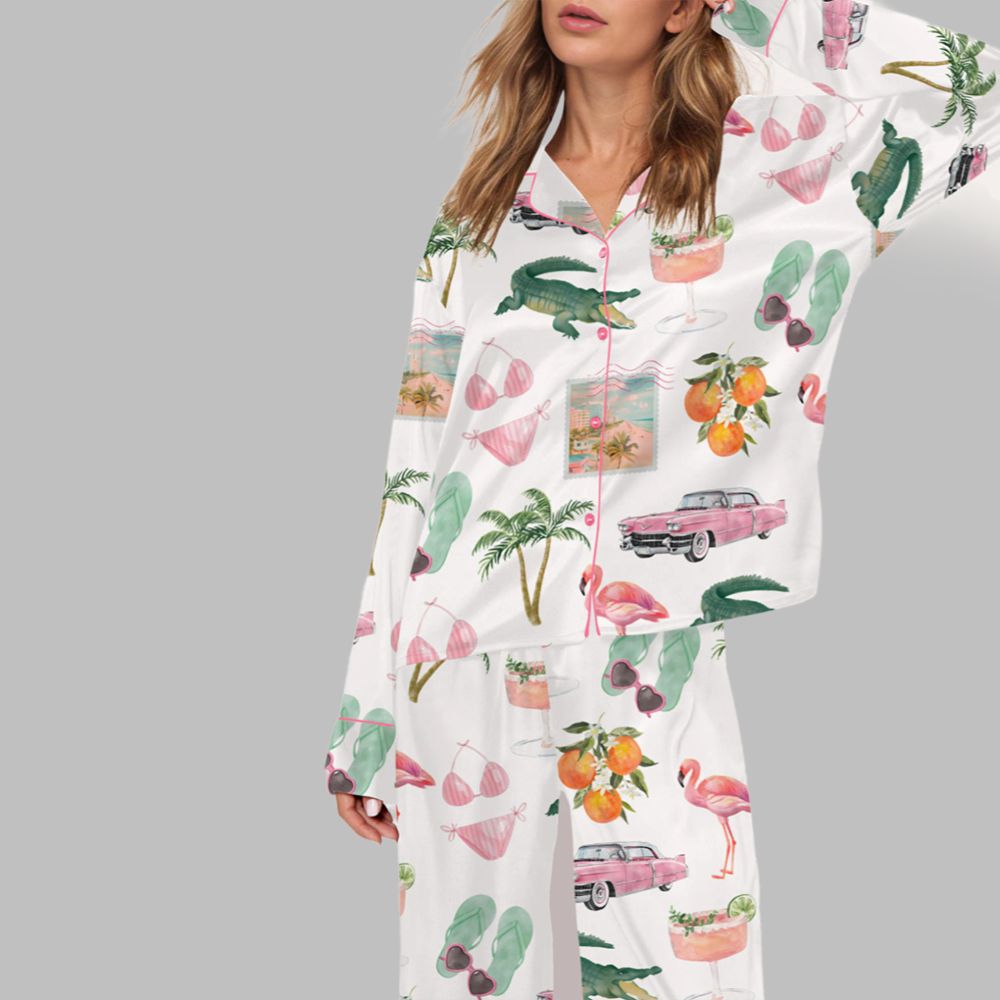 Florida Palm Beach Pajama Set - Image 2