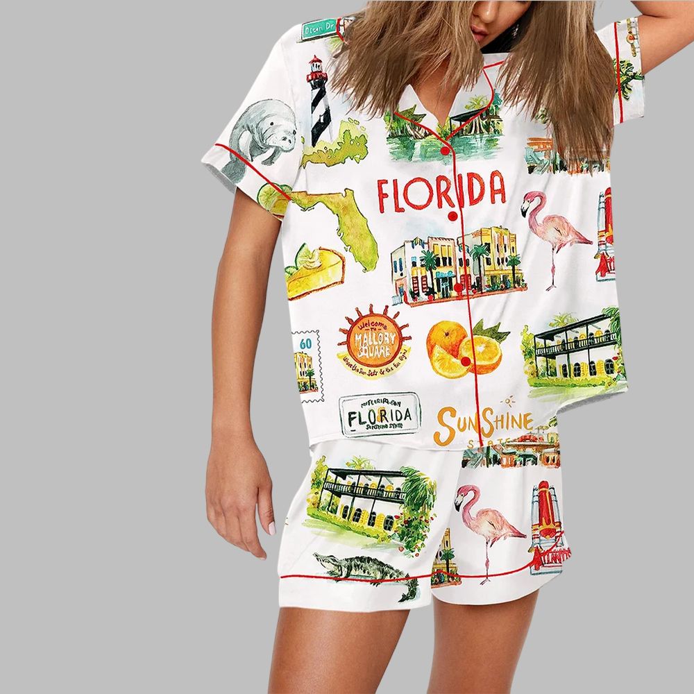 Florida State Travel Pajama Set - Image 2