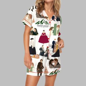 Fraser With Sassenach TV Series Pajama Set For Women