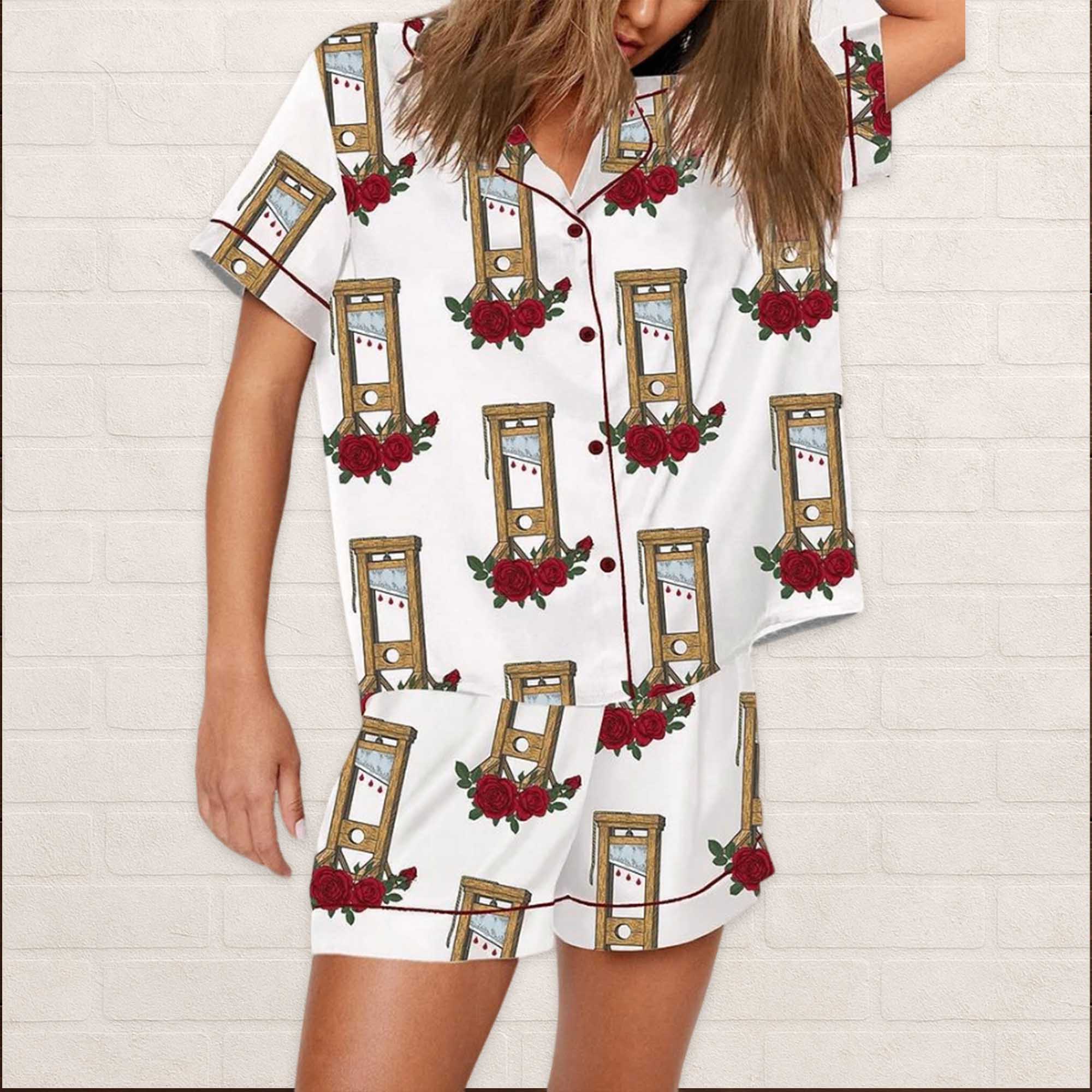 French Revolution Guillotine Social Justice Pajama Set - Image 3