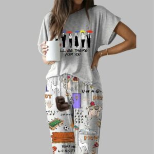 Friends Casual Pajama Set For Women