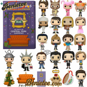 Friends TV Show Advent Calendar 2025, Christmas Countdown Advent Calendar Gift Box with 24 Acrylic Ornaments